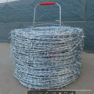 Venda a quente de alibaba arame farpado a granel / venda de arame farpado usado / arame farpado galvanizado (fabricação na China)